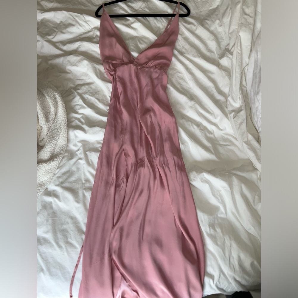 Reformation Pink Maxi Dress